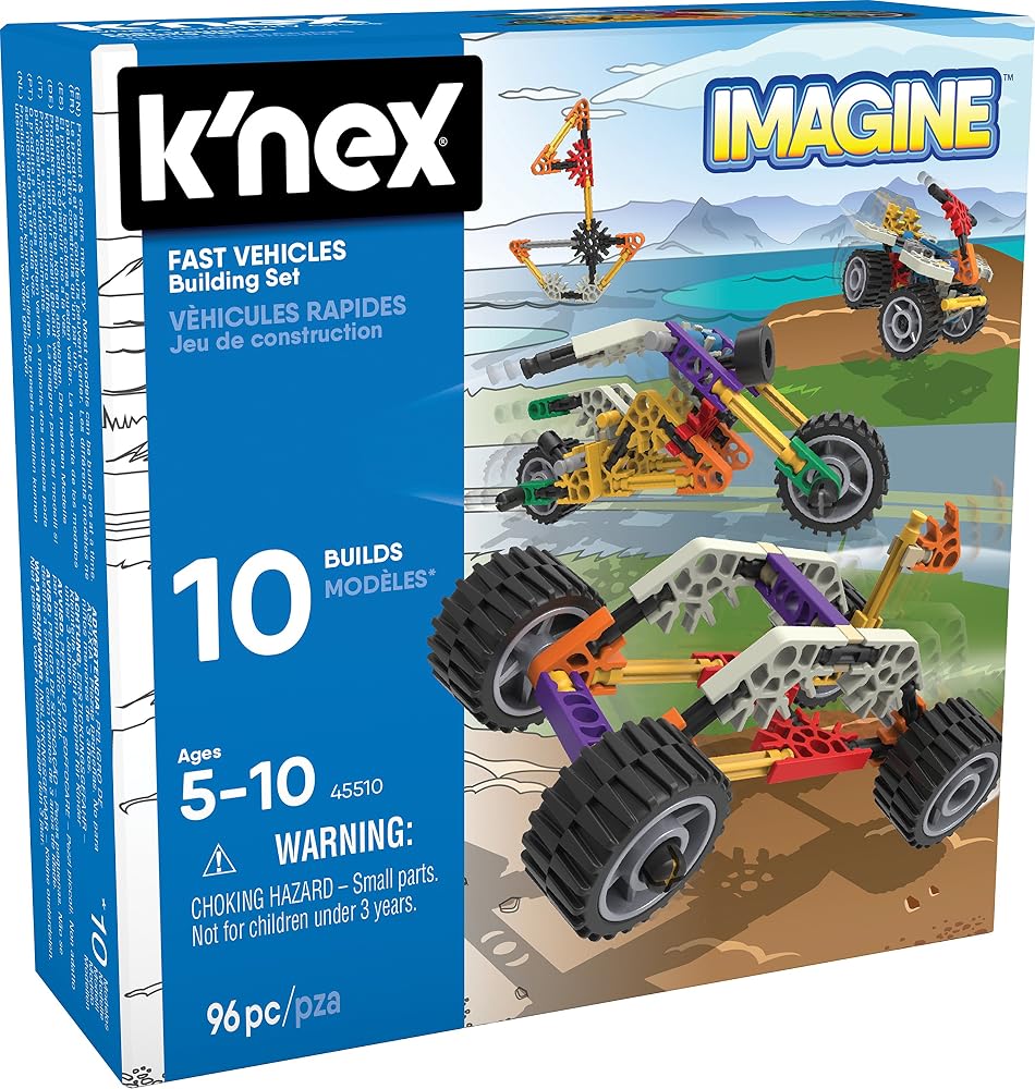 K'NEX Imagine — 10 véhicules rapides